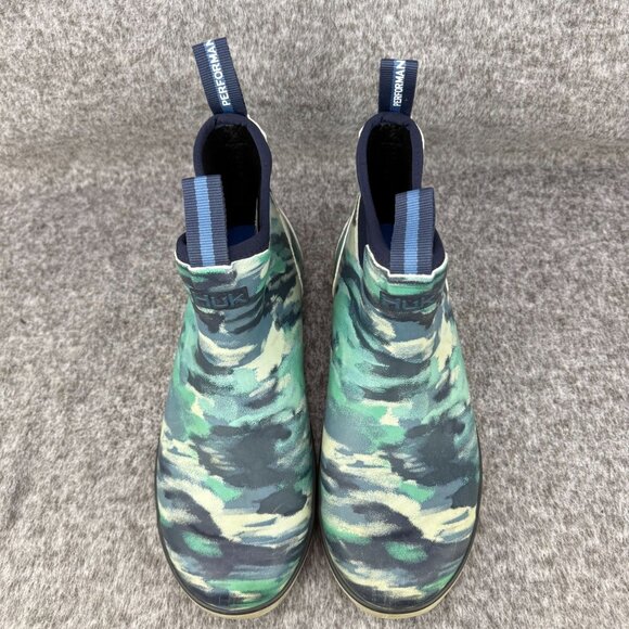 ✅Womens 10 HUK Fishing Boot Rogue Wave Camo Titanium Blue Pull-On Shoes/Sneakers - Picture 6 of 11